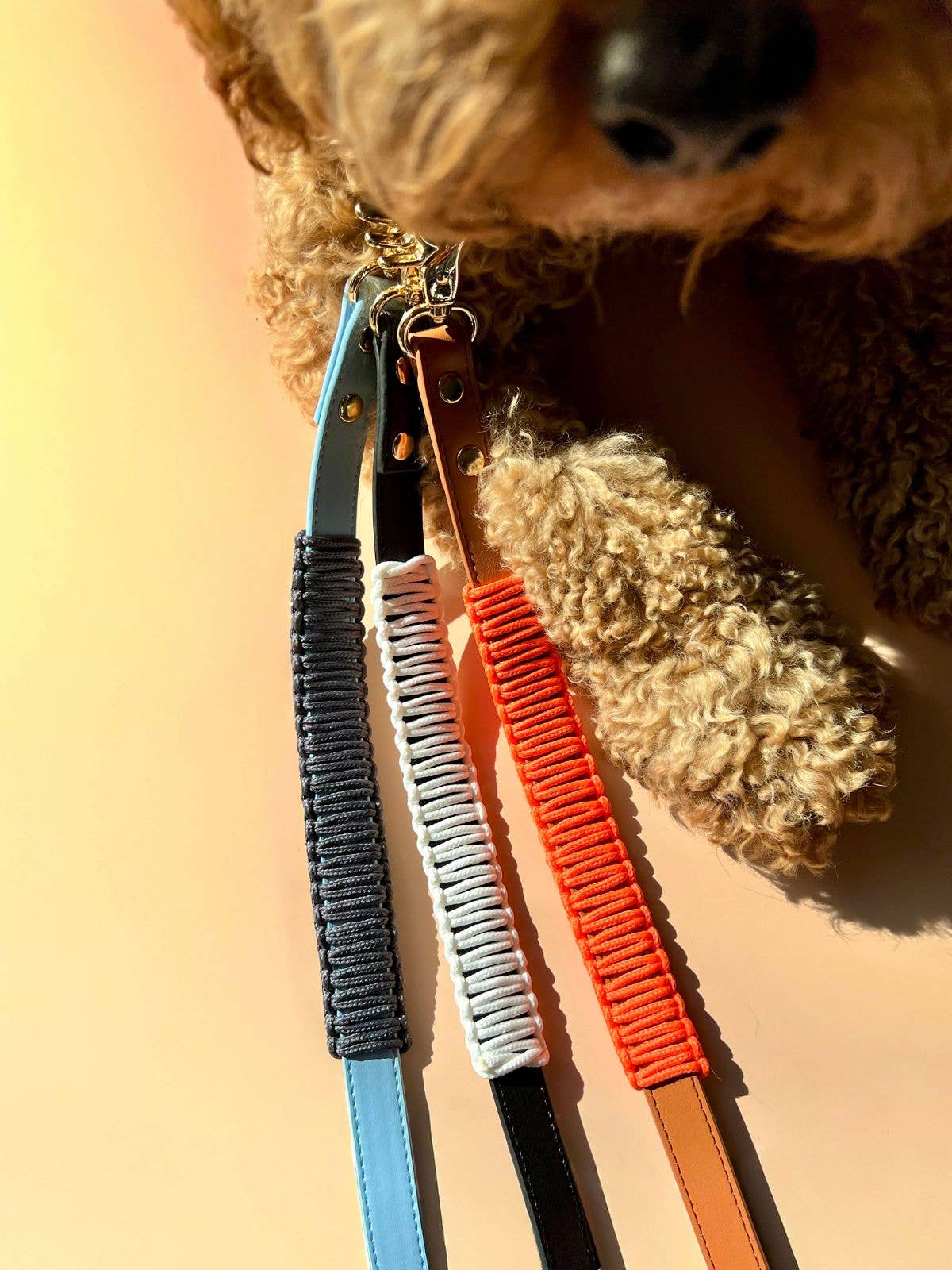 Blue Pup Hands-Free Prémium Póráz 3 az 1-ben műbőr