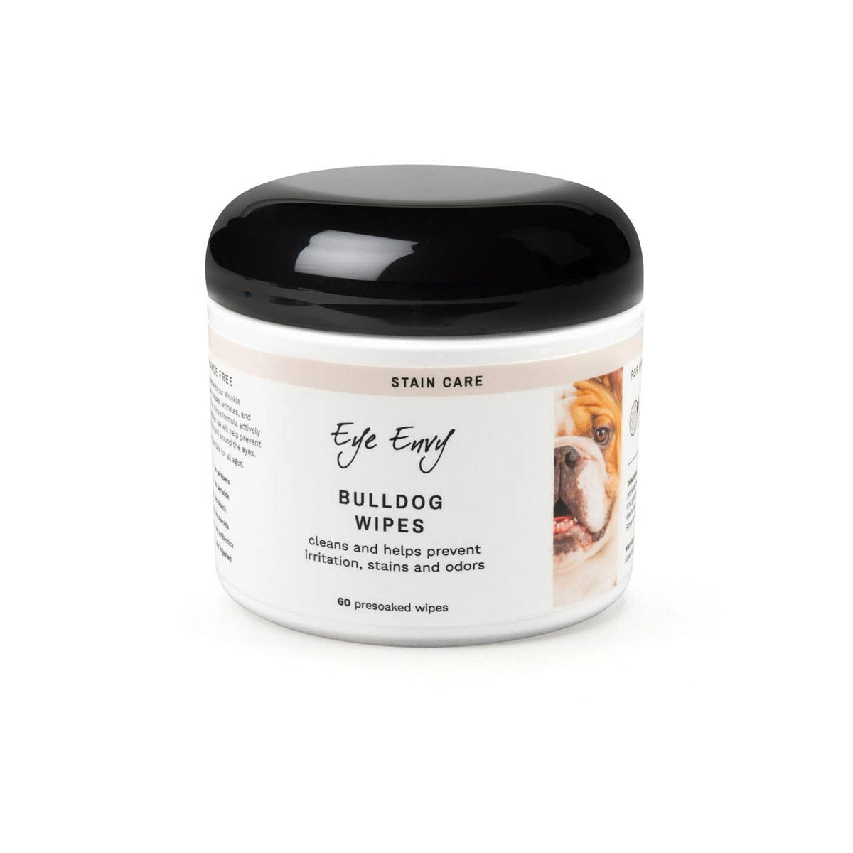 Eye Envy Anti-Wrinkle Wet Wipes for Bulldog Dogs