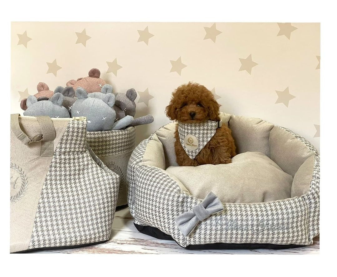 Chloé's Home Berlin beiges Hundebett