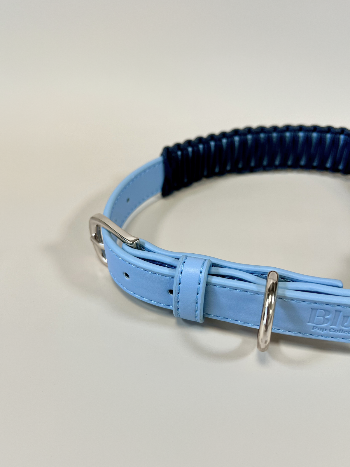 Blue Pup Hands-Free-Multifunktionsleine + Halsband in Blau