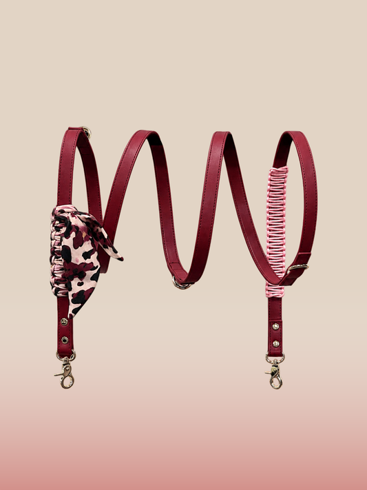 Blue Pup Cherry 3-in-1-Leine