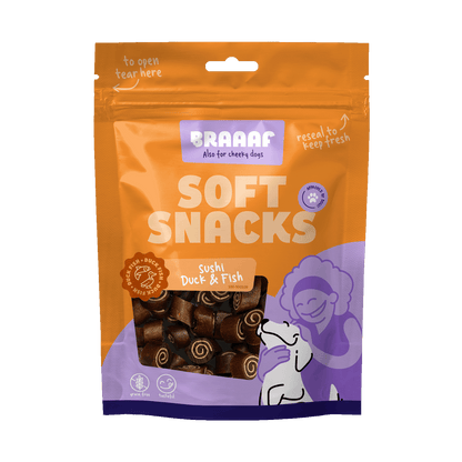 Braaaf Soft Snack Sushi Ente + Fisch