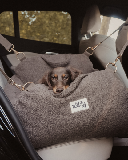 ByTeddy braune Cosy 3-in-1-Trage, Autositz und Schlafplatz