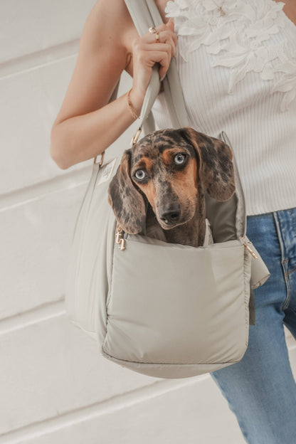 By Teddy The Puffer Carrier Matcha - Hundetragetasche