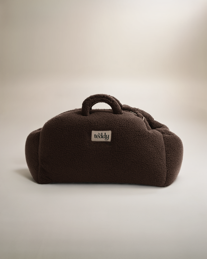 ByTeddy braune Cosy 3-in-1-Trage, Autositz und Schlafplatz