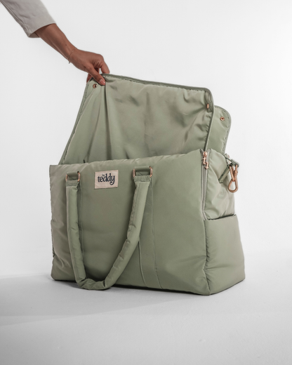 By Teddy The Puffer Carrier Matcha - Hundetragetasche