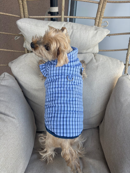 Gefütterter, eleganter Wintermantel für Hunde