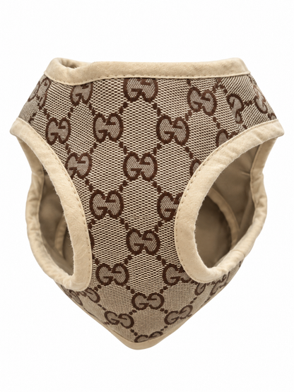 Modisches Hundegeschirr in Beige
