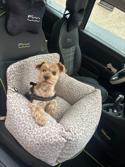 Elite Puppy leopárd mintás autósülés