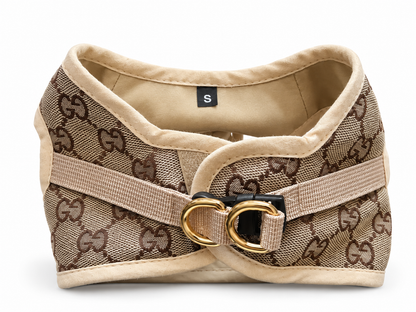 Modisches Hundegeschirr in Beige
