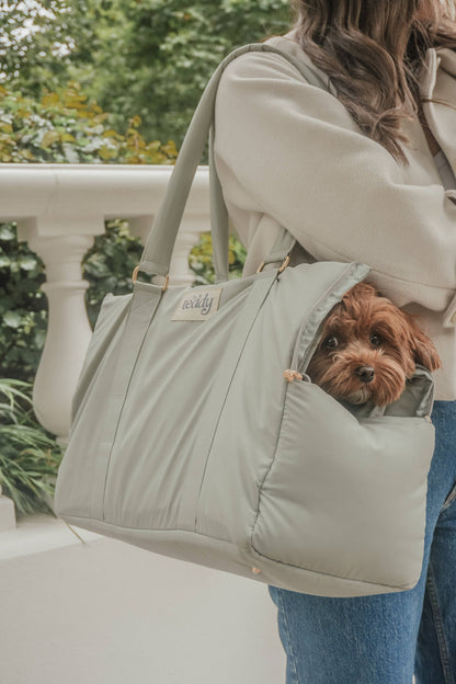 By Teddy The Puffer Carrier Matcha - Hundetragetasche