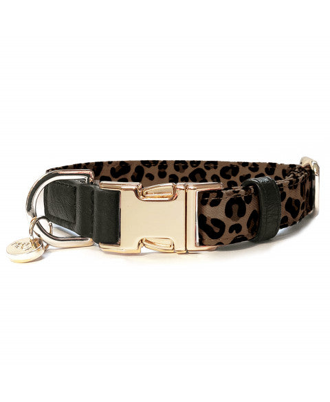 Milk and Pepper Zaria Halsband mit Leopardenmuster