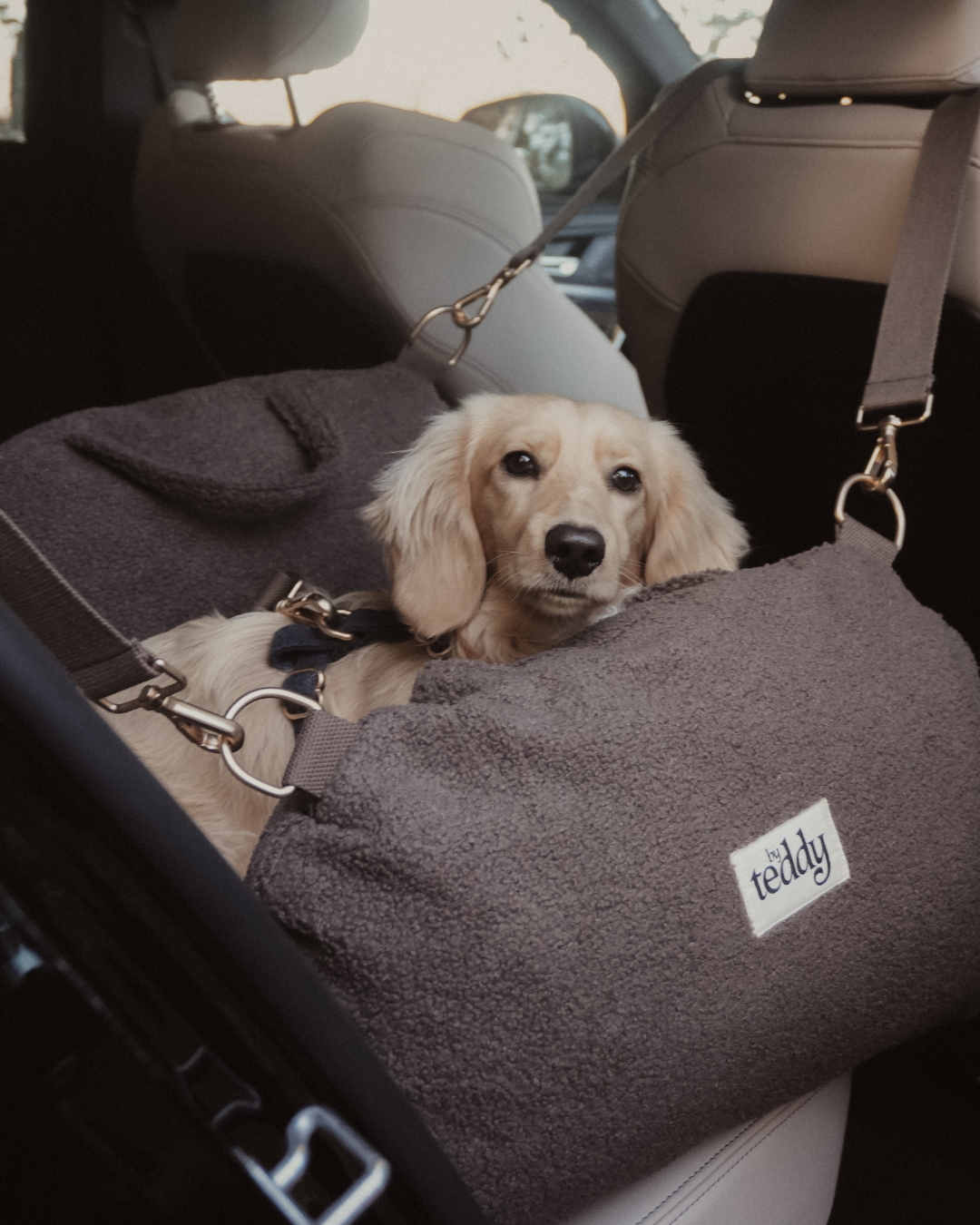 ByTeddy braune Cosy 3-in-1-Trage, Autositz und Schlafplatz