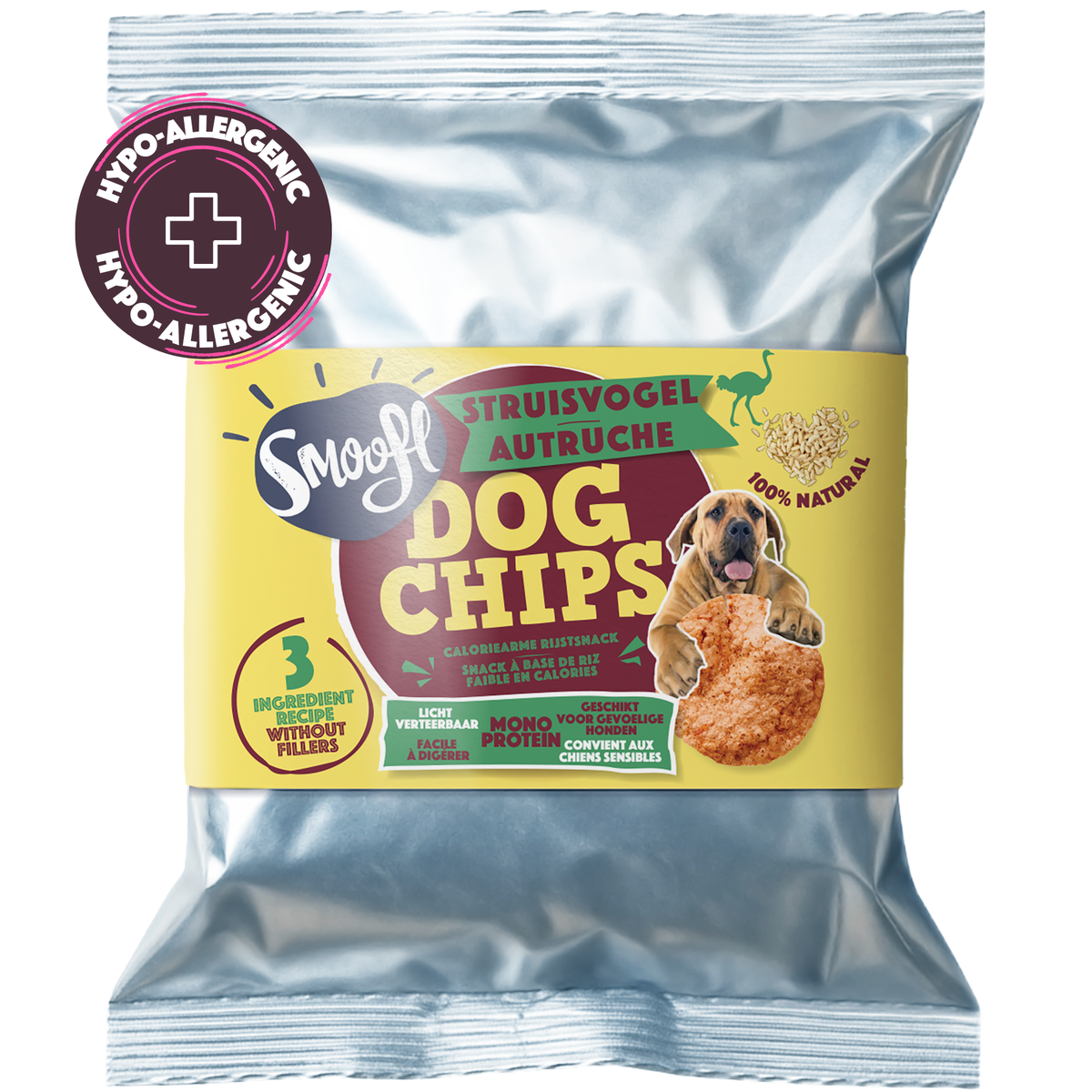 Smoofl hypoallergene Chips für Hunde